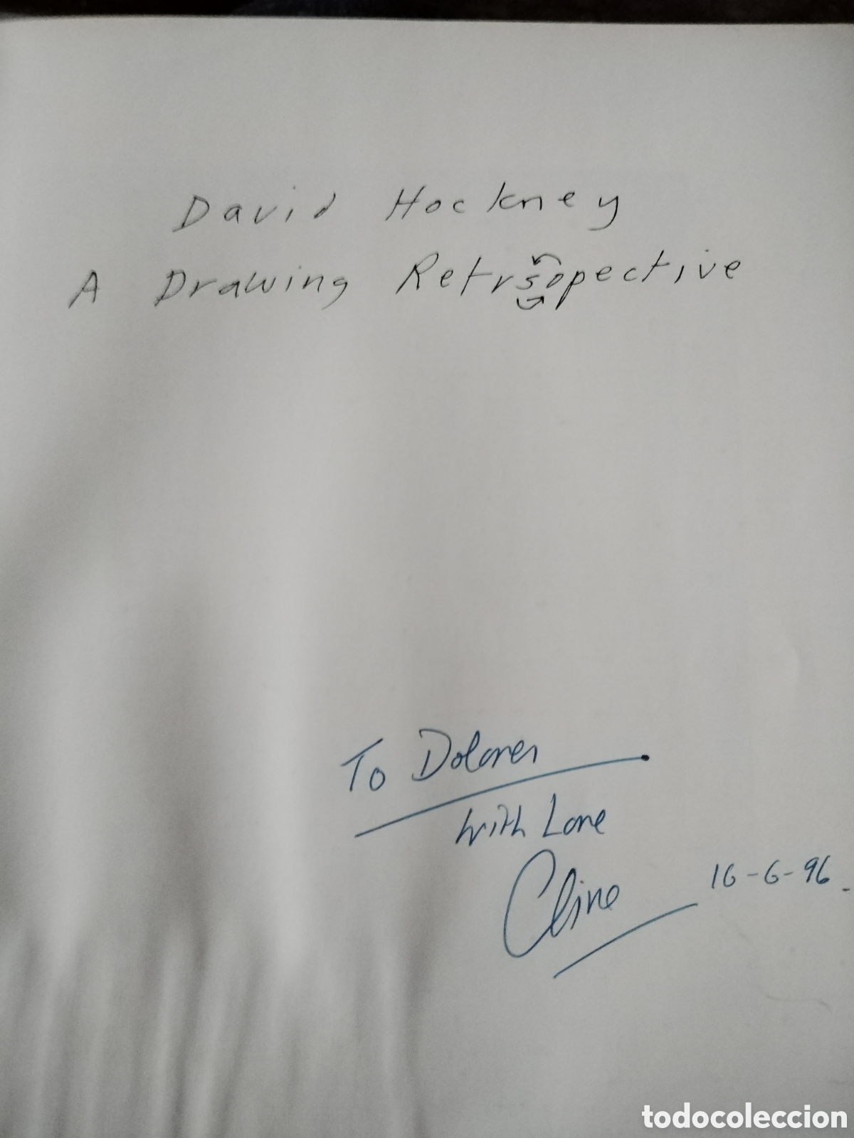 Libros de segunda mano: David Hockney. A Drawing Retrospective. - Foto 10