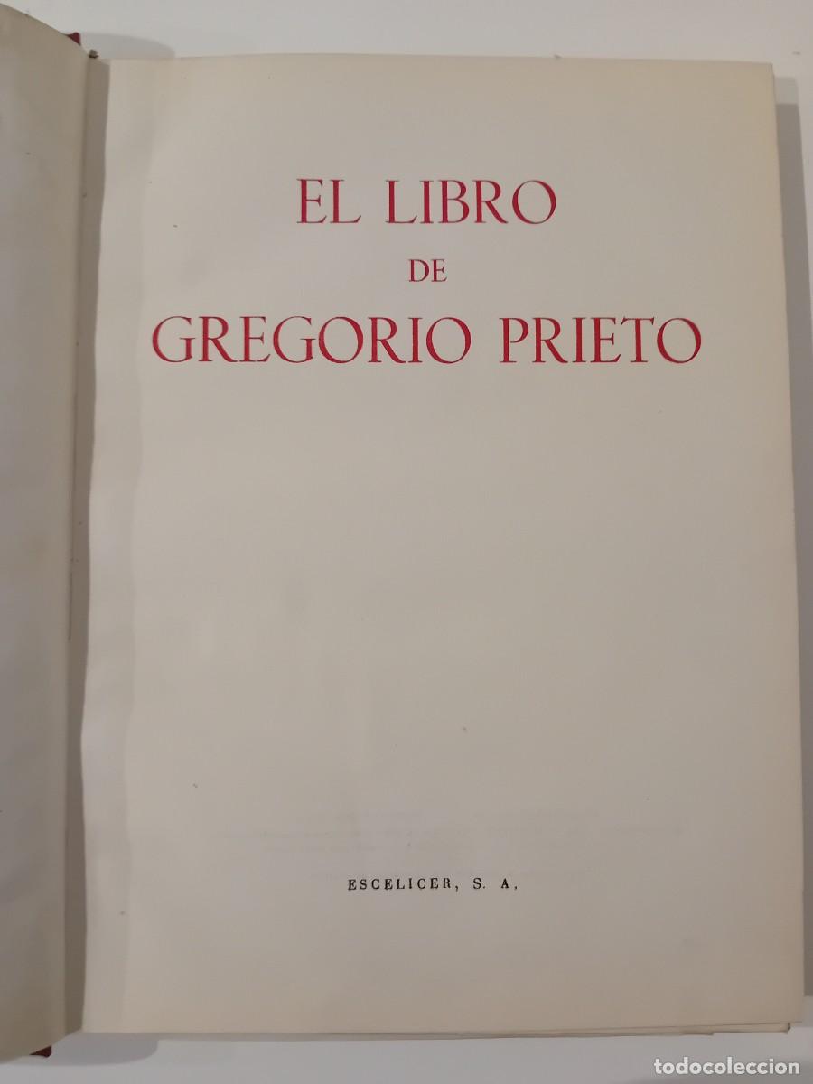 Libros de segunda mano: EL LIBRO DE GREGORIO PRIETO. ESCELICER. 1962 - Foto 1