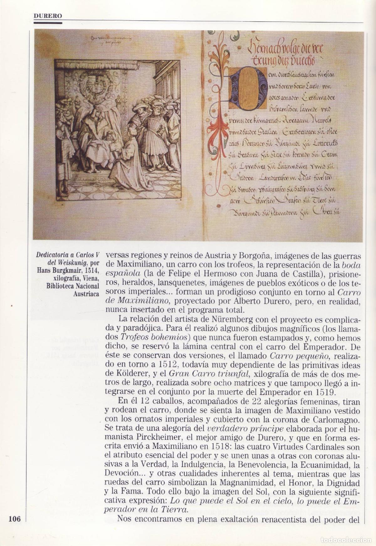 Libros de segunda mano: Alberto Durero - Checa, Fernando - Foto 2