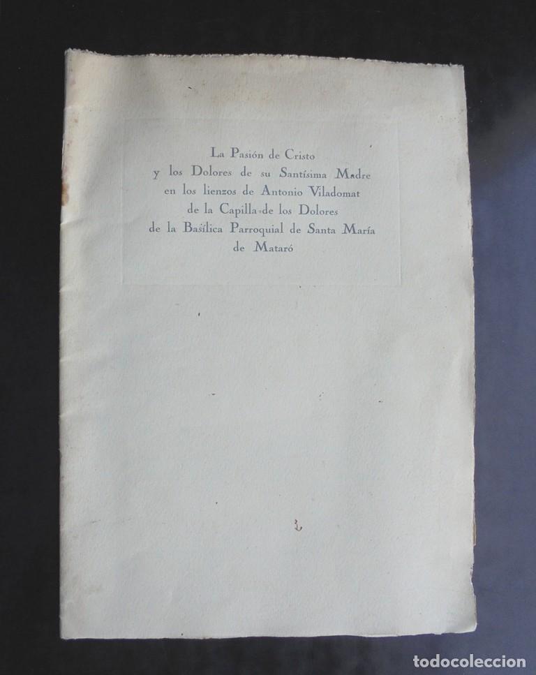 Gebrauchte B&uuml;cher: Matar&oacute; 1945 La Pasi&oacute;n de Cristo y los Dolores su Sant&iacute;sima Madre en los lienzos Antonio Viladomat