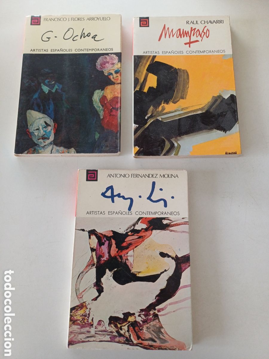 Libros de segunda mano: Libros artistas espa&ntilde;oles contempor&aacute;neos Mampaso Puig Garc&iacute;a-Ochoa 1973 - 1977