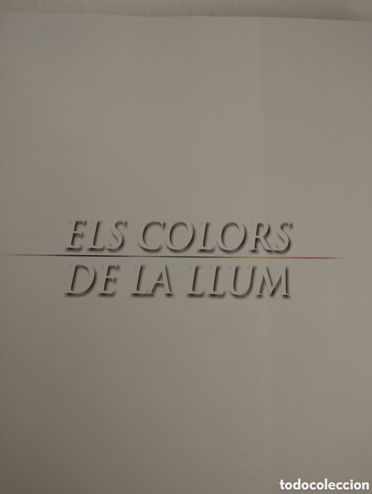 Libros de segunda mano: ELS COLORS DE LA LLUM. JOSEP COLL BARDOLET - Foto 2