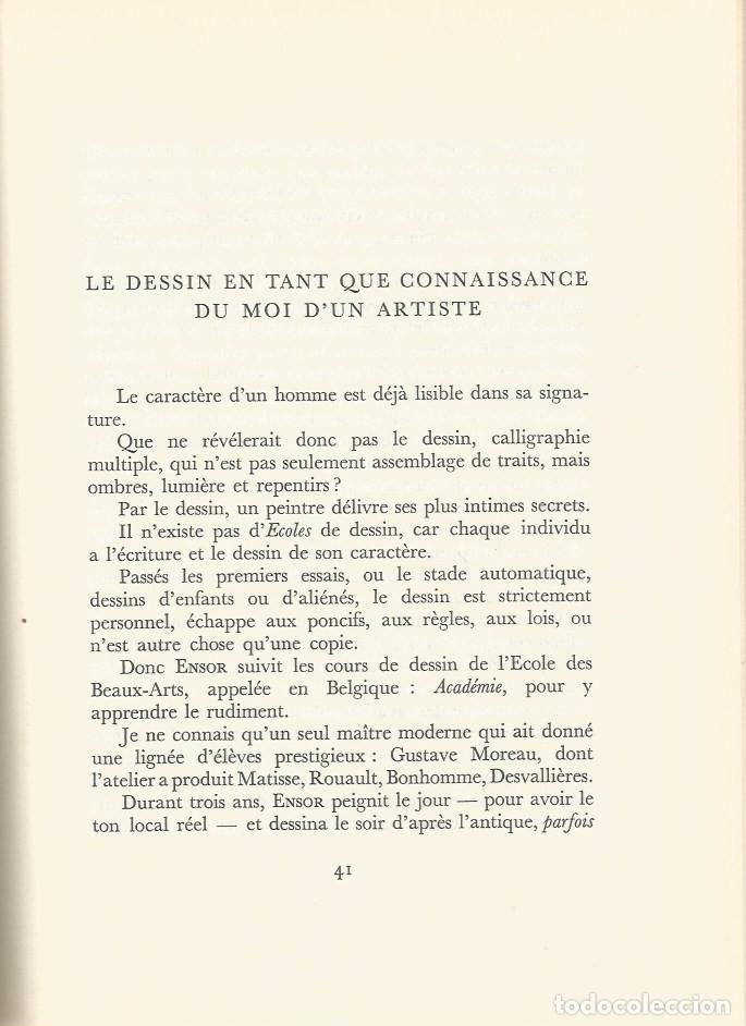 Libros de segunda mano: JAMES ENSOR par FLORENT FELS-Texto en Franc&eacute;s - Foto 8