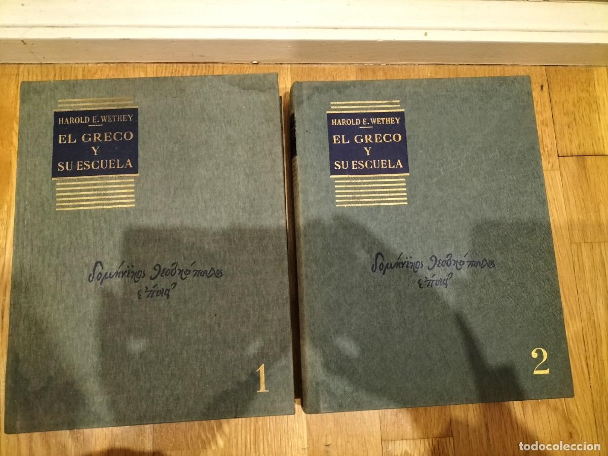 Libros de segunda mano: EL GRECO Y SU ESCUELA. Harold E. Wethey. DOS TOMOS - Foto 1