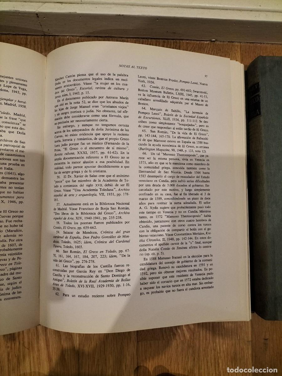 Libros de segunda mano: EL GRECO Y SU ESCUELA. Harold E. Wethey. DOS TOMOS - Foto 5