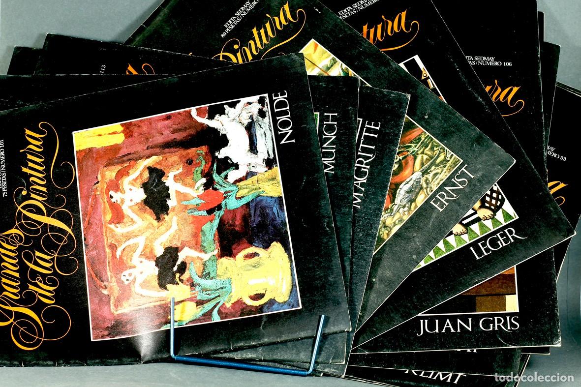 Libros de segunda mano: LOTE DE 16 FASC&Iacute;CULOS DE GRANDES DE LA PINTURA. DAL&Iacute;, ERNST, MUNCH, DERAIN... ED. SEDMAY, 1979.