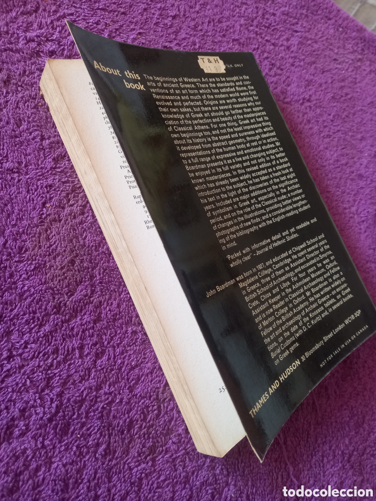 Libros de segunda mano: Greek art. John Boardman. - Foto 4