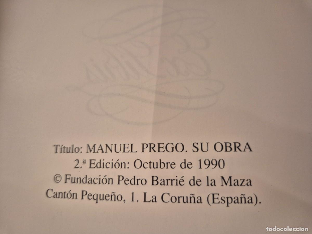 Libros de segunda mano: MANUEL PREGO. SU OBRA. - Foto 2