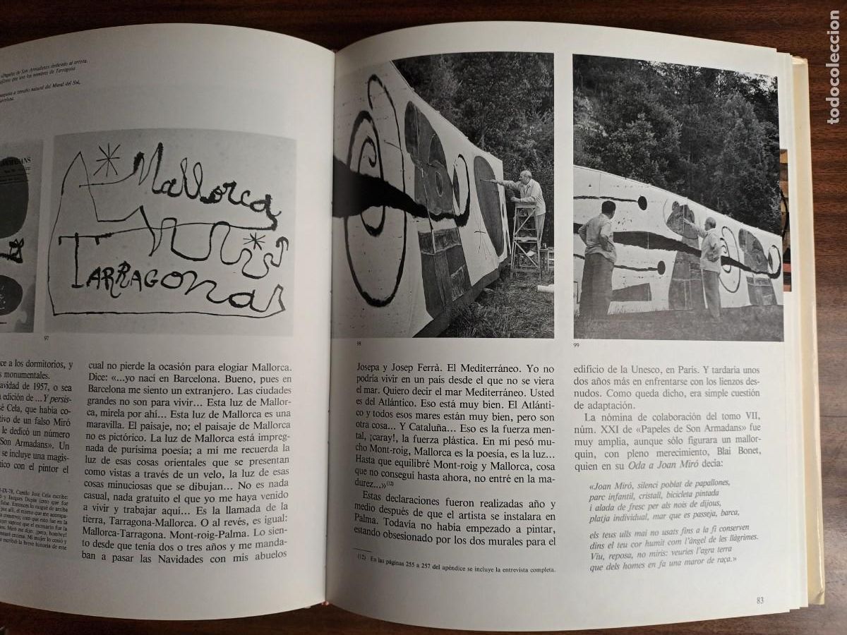 Libros de segunda mano: Mir&oacute; y Mallorca --- Pere A. Serra - Foto 12