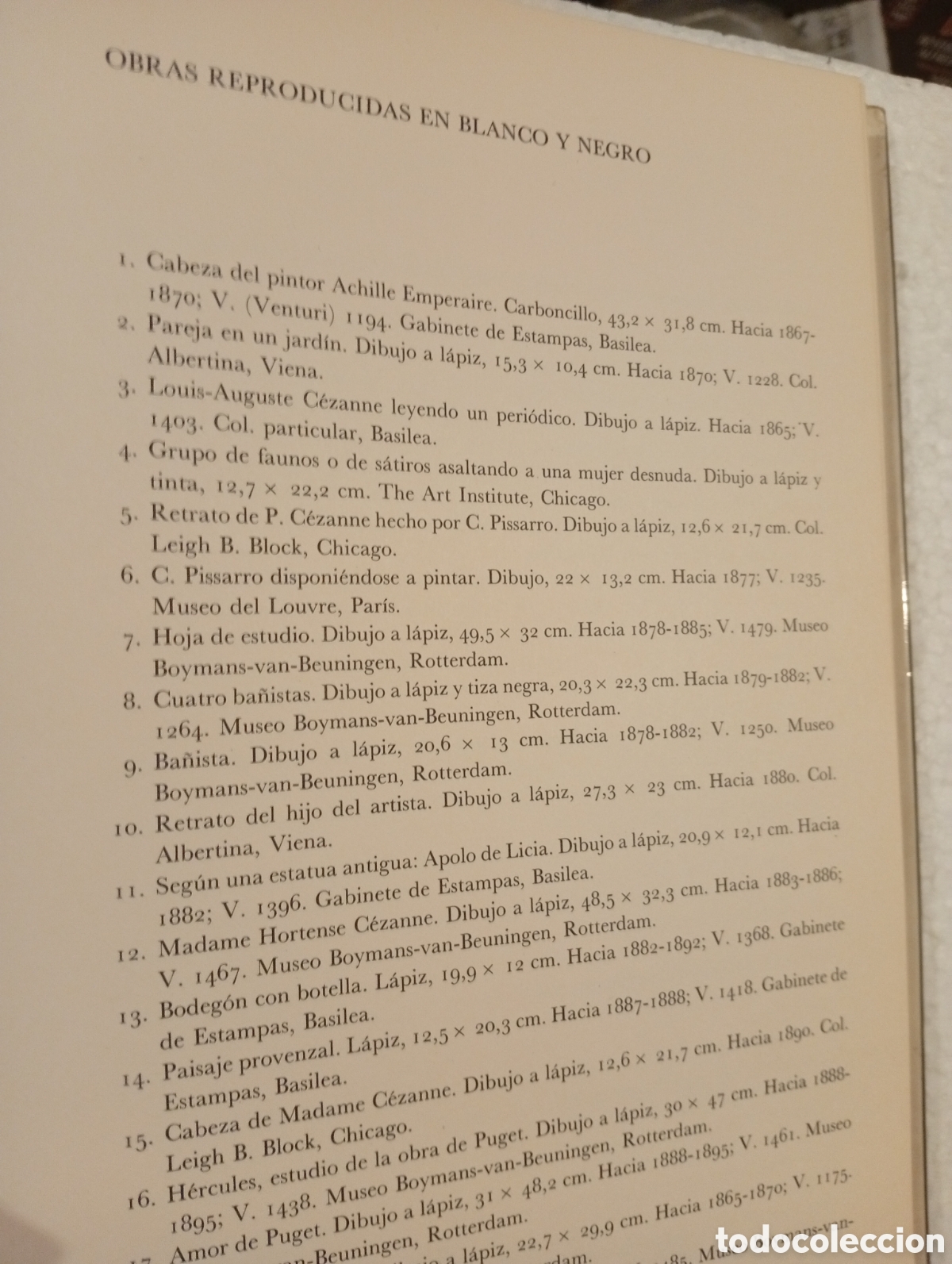 Libros de segunda mano: PAUL C&Eacute;ZANNE. DIBUJOS. EDICIONES POL&Iacute;GRAFA. 1979. - Foto 14