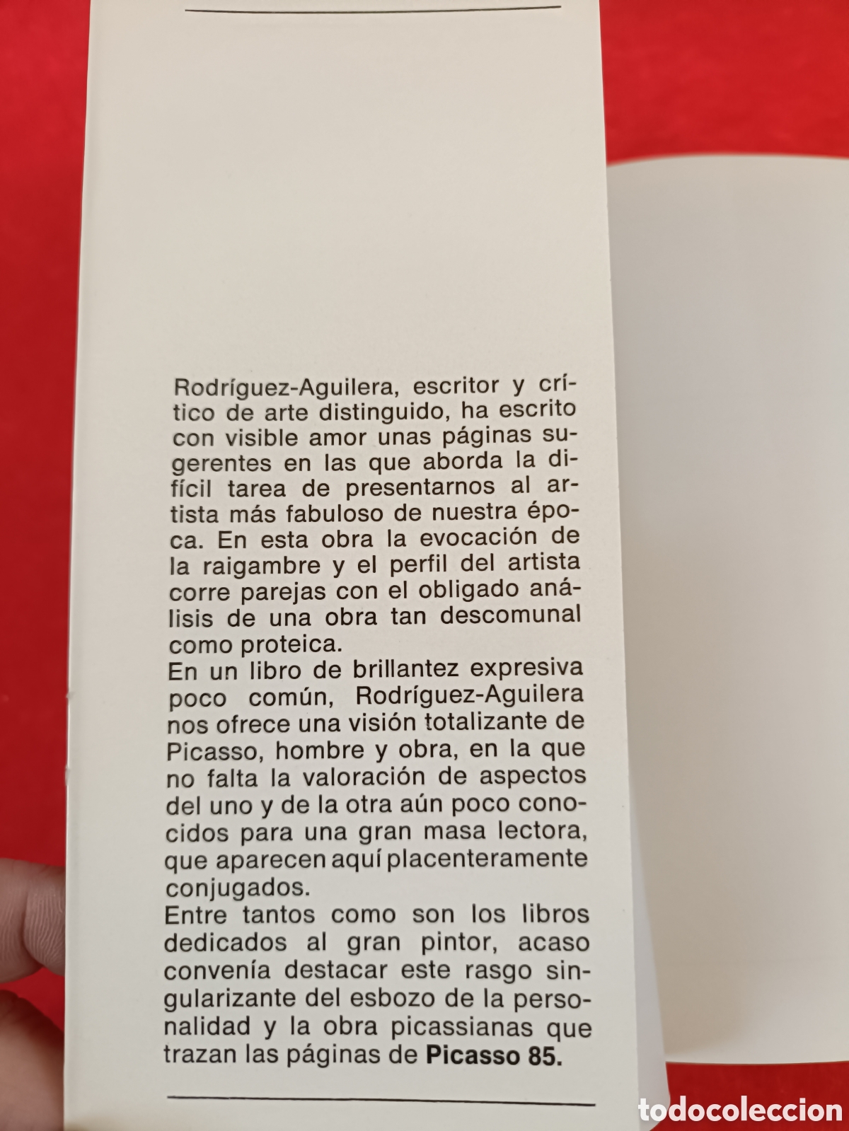 Libros de segunda mano: PICASSO 85. C. RODR&Iacute;GUEZ -AGUILERA. - Foto 3