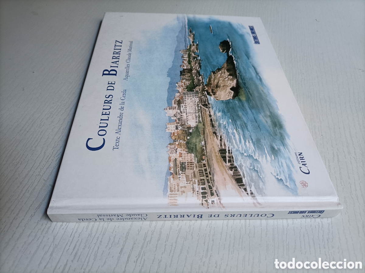 Libros de segunda mano: Couleurs de Biarritz. Aquarelles Claude Marissal..Texte Alexandre de la Cerda