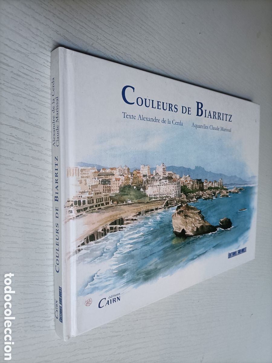 Libros de segunda mano: Couleurs de Biarritz. Aquarelles Claude Marissal..Texte Alexandre de la Cerda