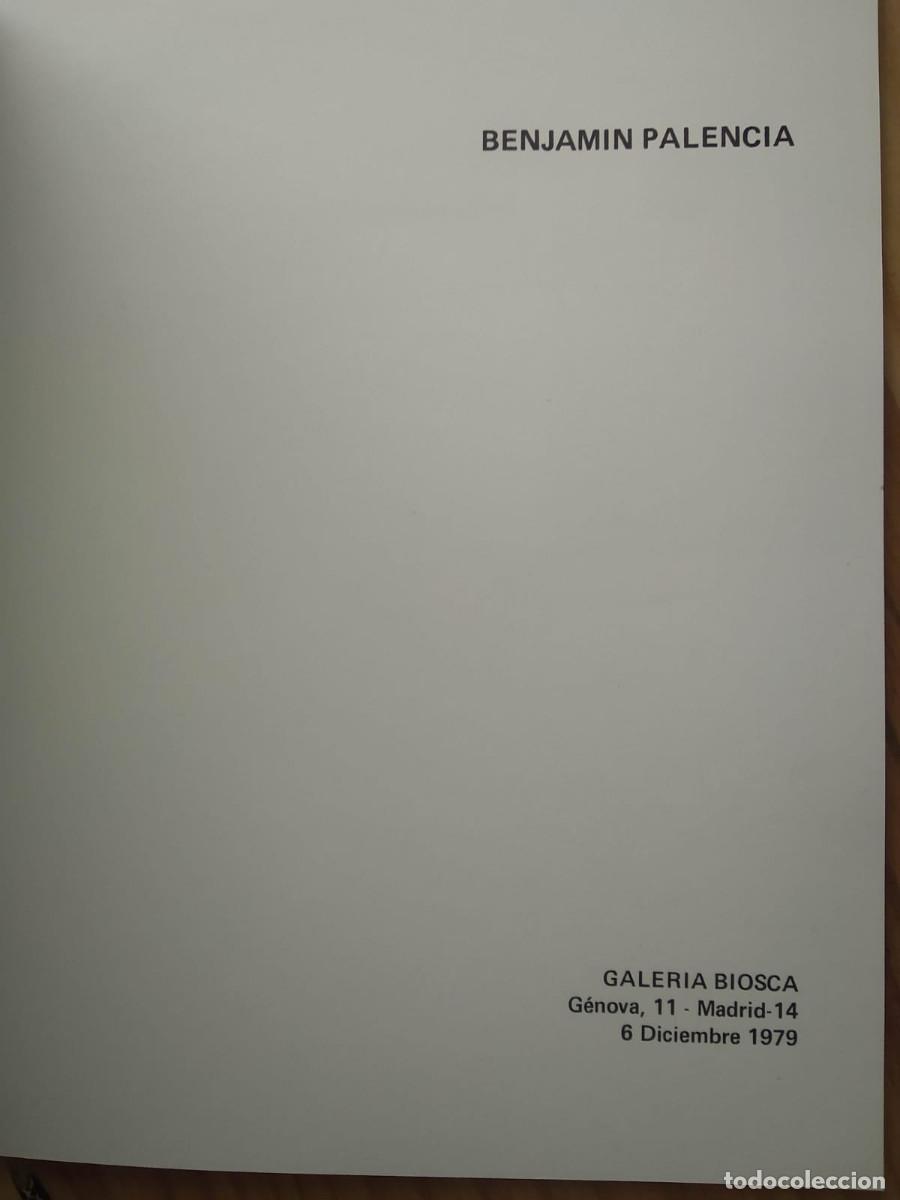 Libros de segunda mano: Benjam&iacute;n Palencia. Galer&iacute;a Biosca. 1979. - Foto 2