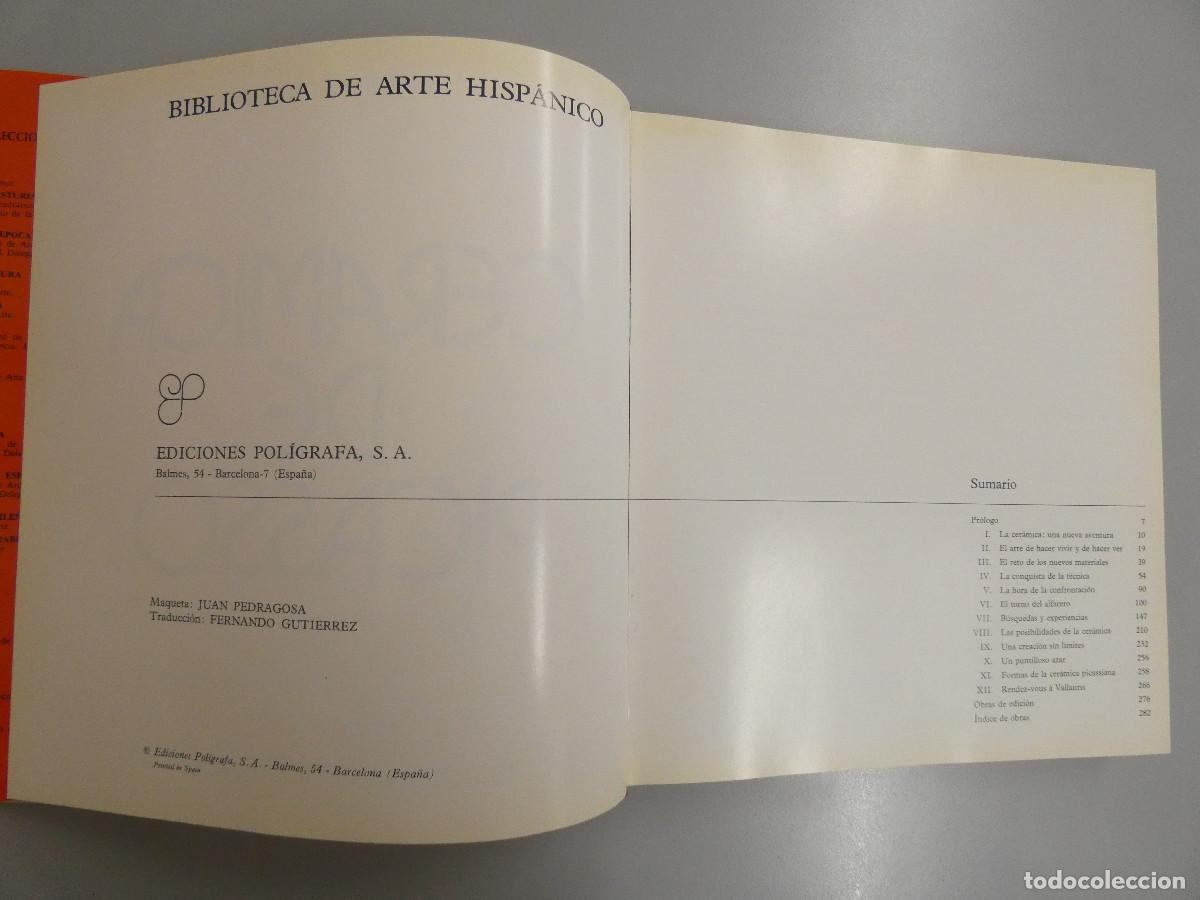 Libros de segunda mano: Ceramica de Picasso. Ediciones Pol&iacute;grafa. - Foto 3