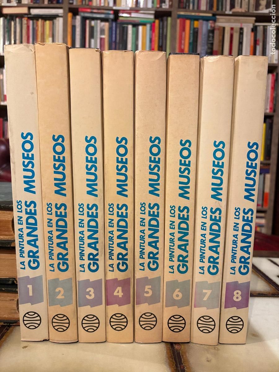Libros de segunda mano: Las pinturas en los grandes museos. 8 tomos, obra completa