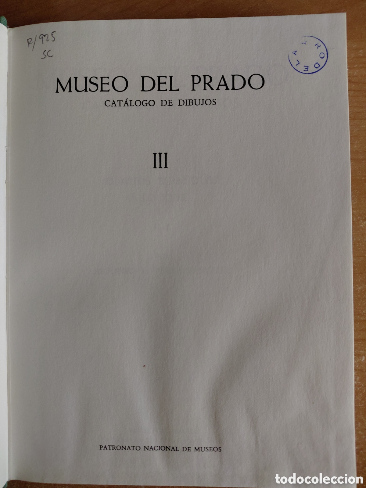 Libros de segunda mano: Museo del Prado, cat&aacute;logo de dibujos, III - Foto 2