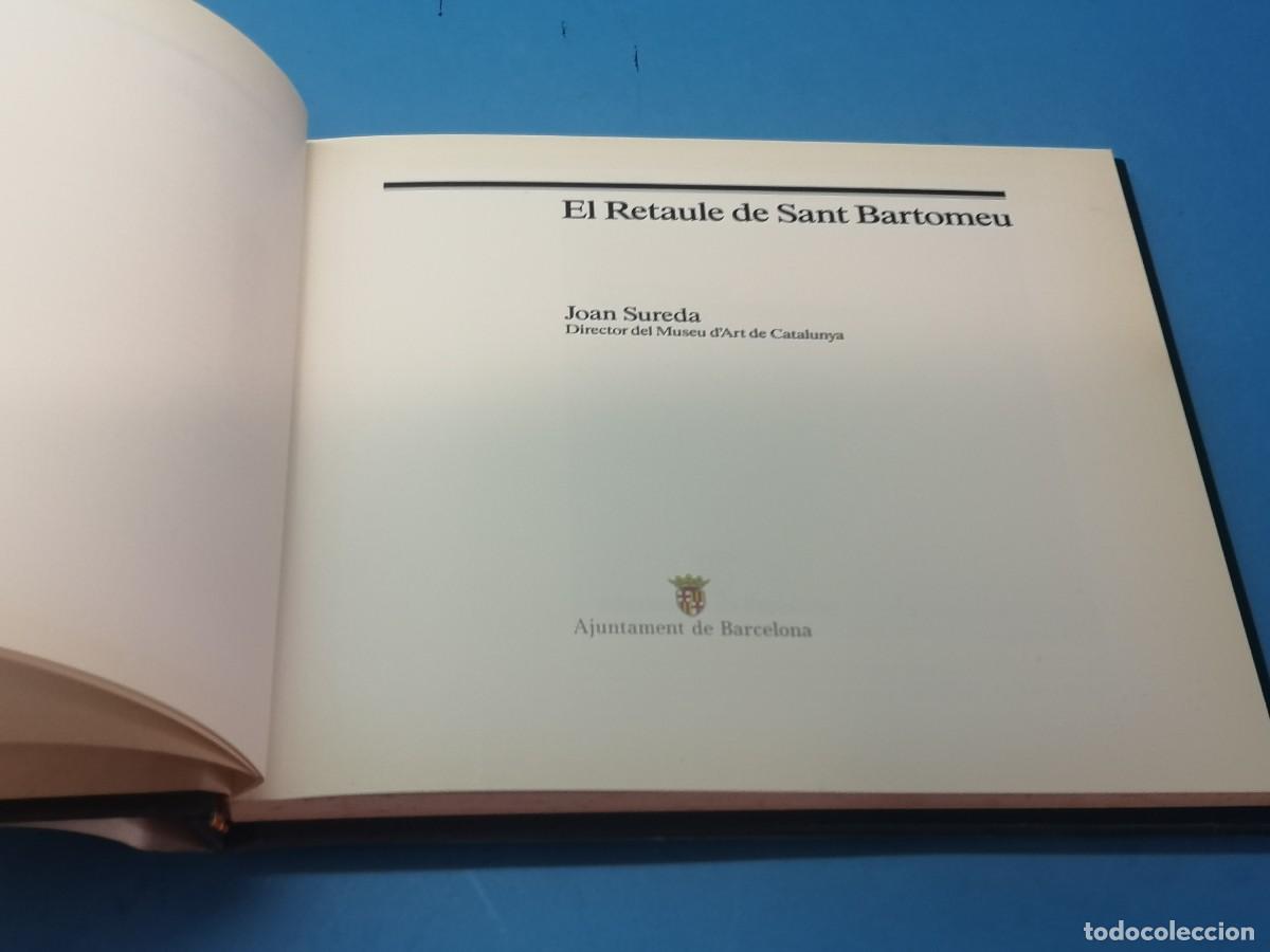 Libros de segunda mano: EL RETAULA DE SANT BARTOMEU.- JOAN SUREDA - Foto 2