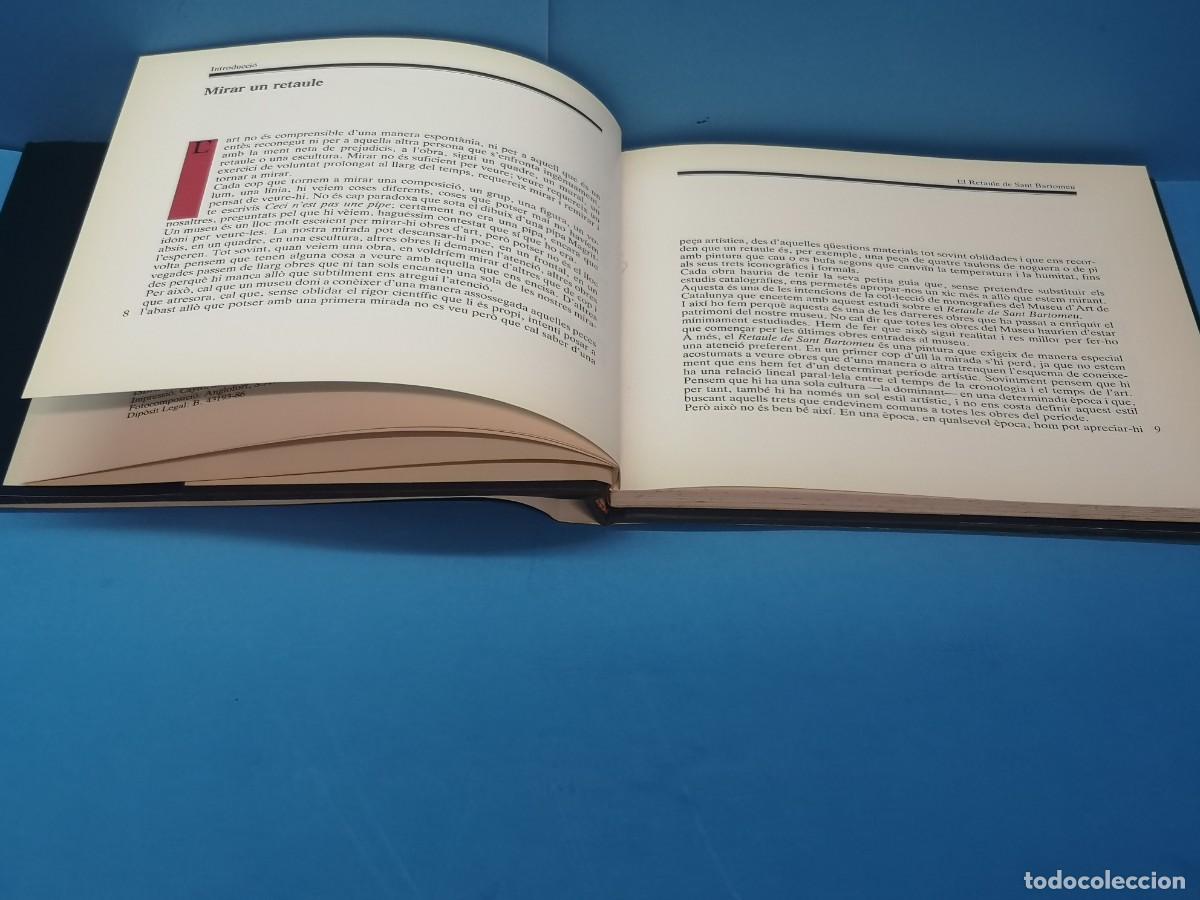 Libros de segunda mano: EL RETAULA DE SANT BARTOMEU.- JOAN SUREDA - Foto 4