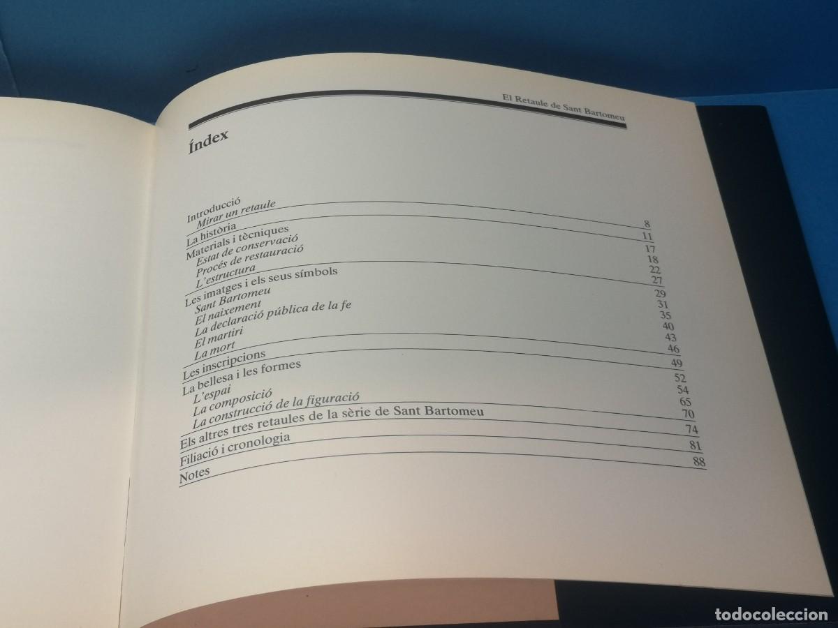 Libros de segunda mano: EL RETAULA DE SANT BARTOMEU.- JOAN SUREDA - Foto 8