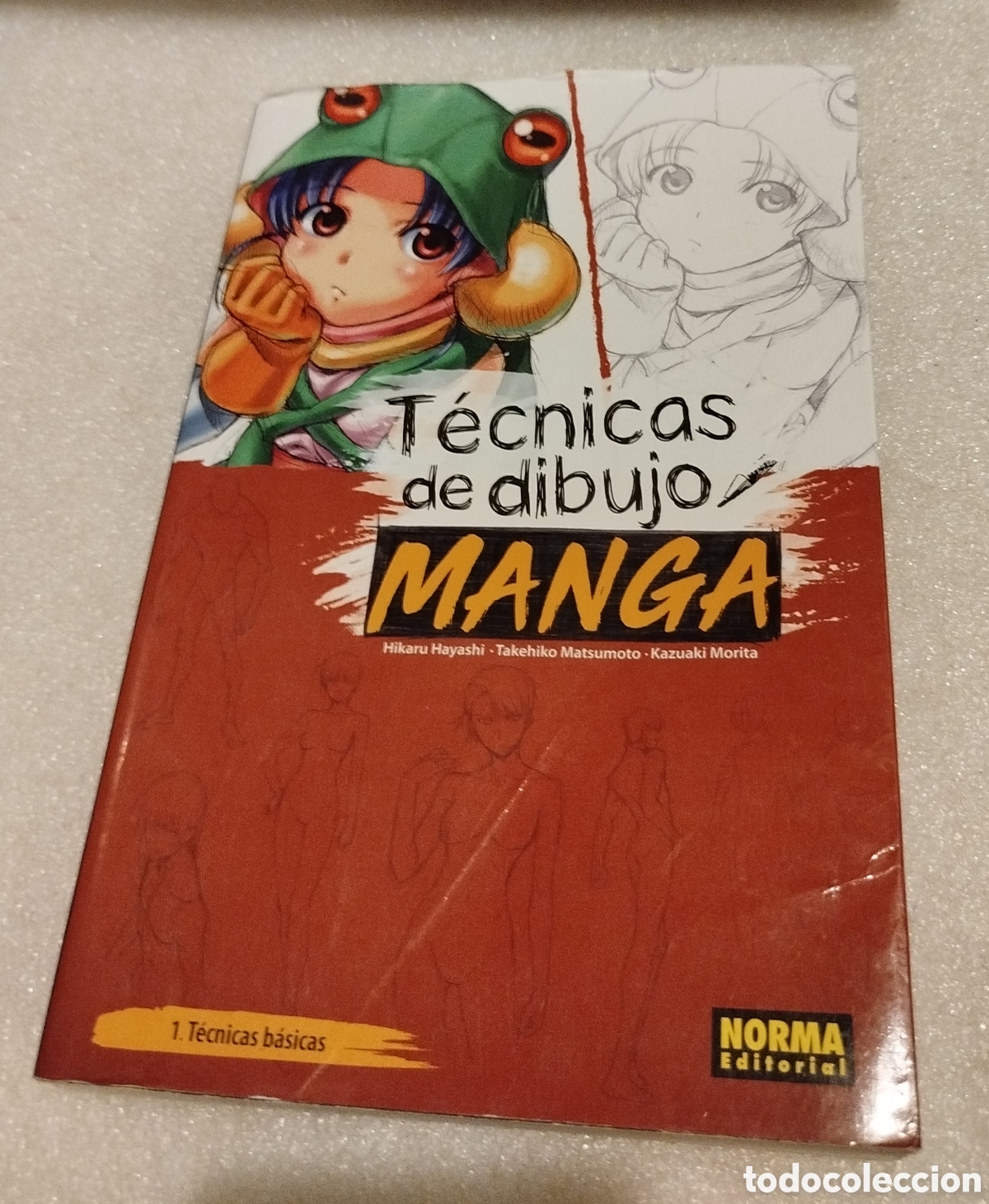Libros de segunda mano: T&eacute;cnicas de dibujo manga. T&eacute;cnicas b&aacute;sicas 1. Norma editorial - Foto 1