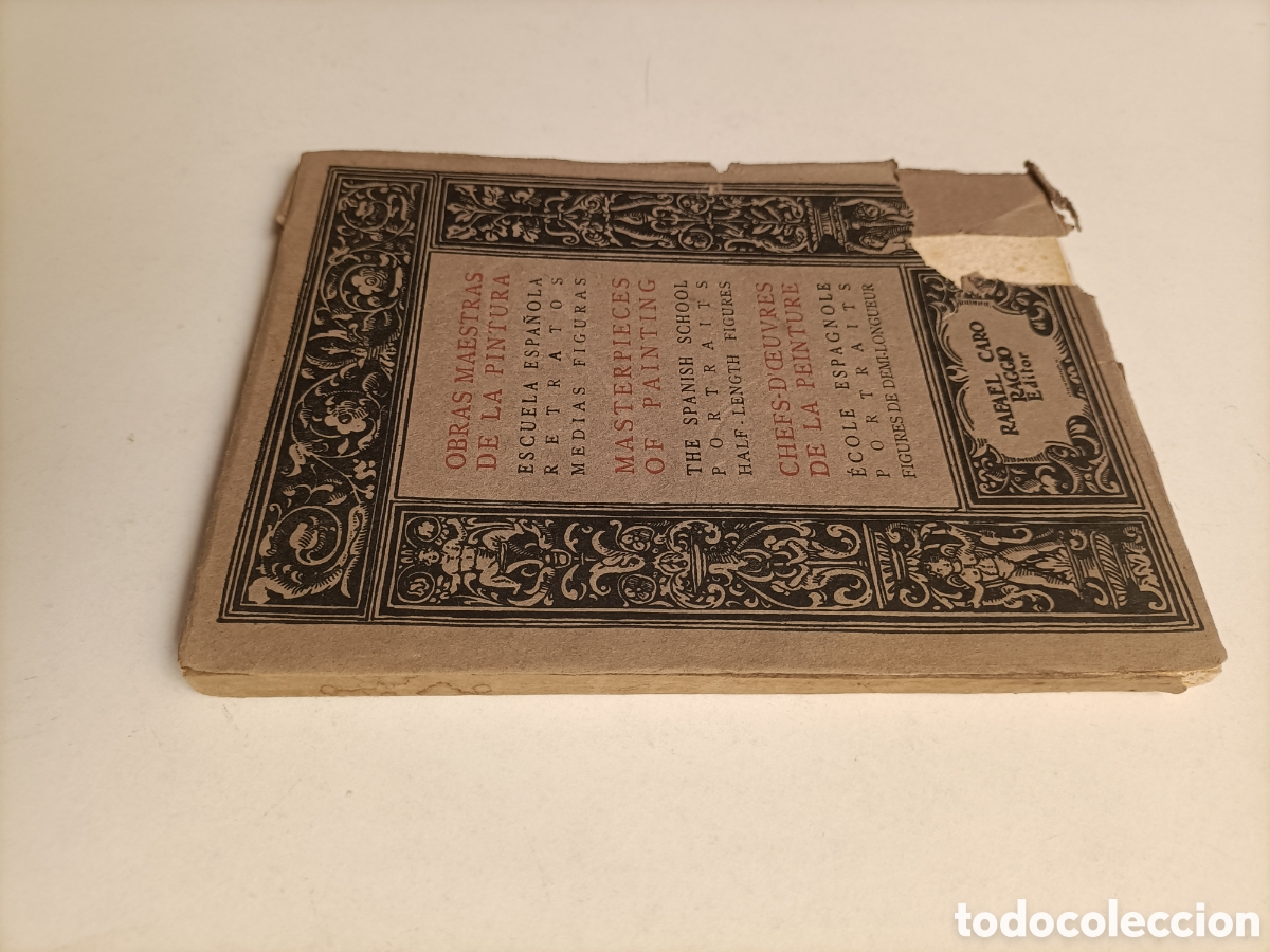 Libros de segunda mano: Obras maestras de la pintura. Escuela espa&ntilde;ola. Retratos medias figuras.. Rafael caro editor pintura
