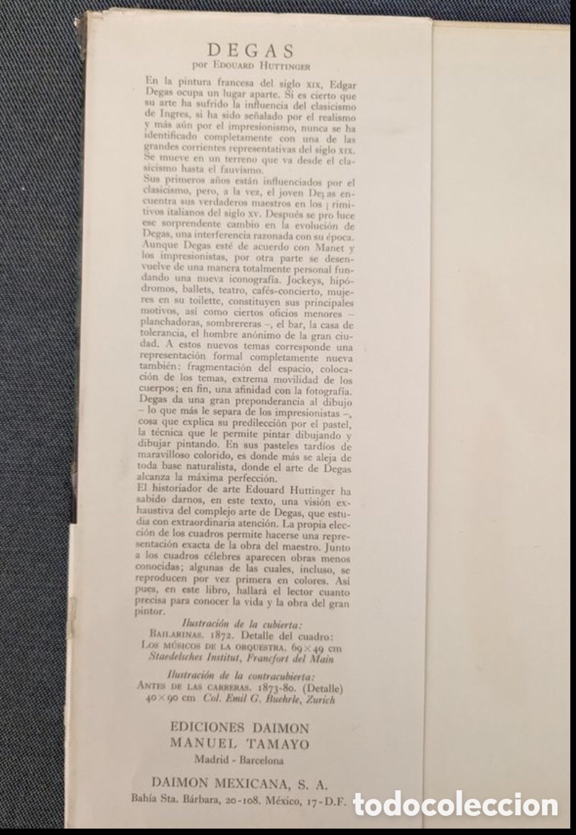 Libros de segunda mano: Degas - Edouard Huttinger - Foto 3