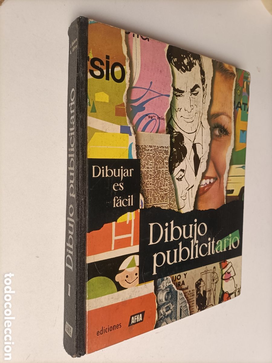 Libros de segunda mano: Dibujo publicitario. Tomo I Jos&eacute; Llobera. Ediciones Afha 1962 t&eacute;cnicas pintura dise&ntilde;o