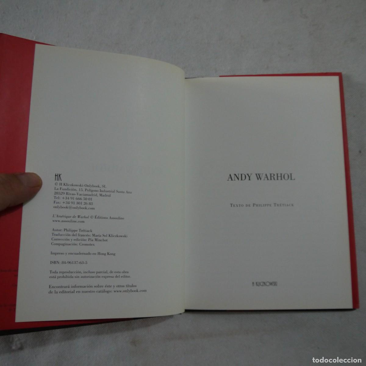 Libros de segunda mano: ANDY WARHOL - PHILIPPE TRETIACK - Foto 4