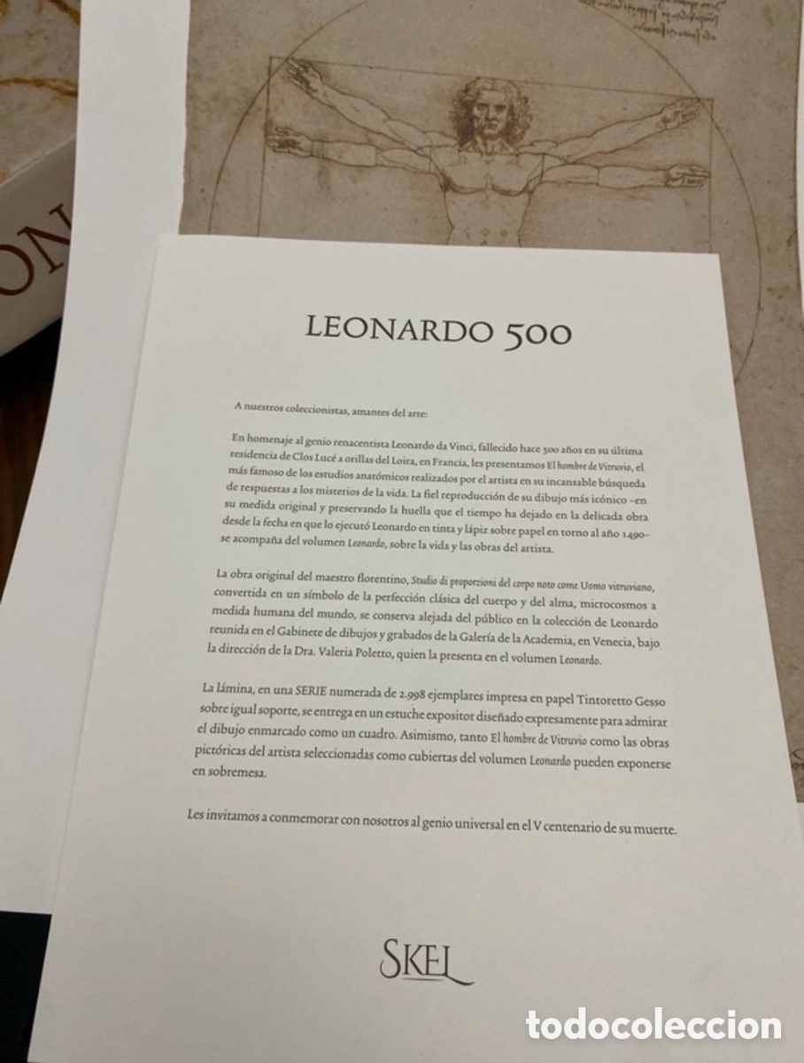 Libros de segunda mano: Leonardo 500. El hombre de Vitruvio. - Foto 9