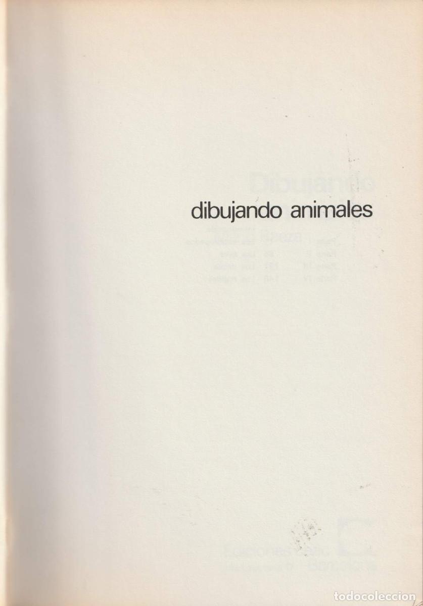 Libros de segunda mano: Dibujando animales, Mario Baeza - Foto 2