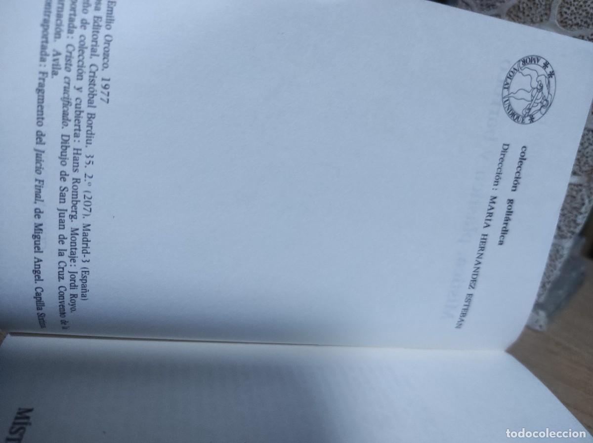Libros de segunda mano: M&iacute;stica, pl&aacute;stica y barroco - Emilio Orozco - Foto 3
