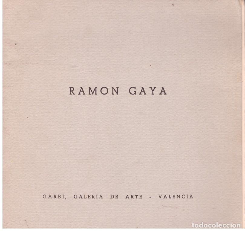 Libros de segunda mano: RAMON GAYA. Cat&aacute;logo exposici&oacute;n - Foto 1