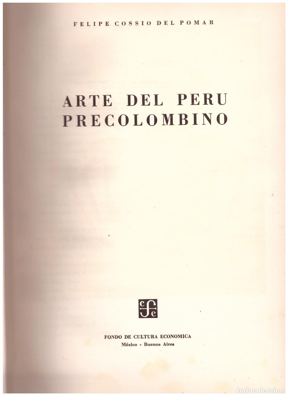 Libri di seconda mano: ARTE DEL PERU PRECOLOMBINO