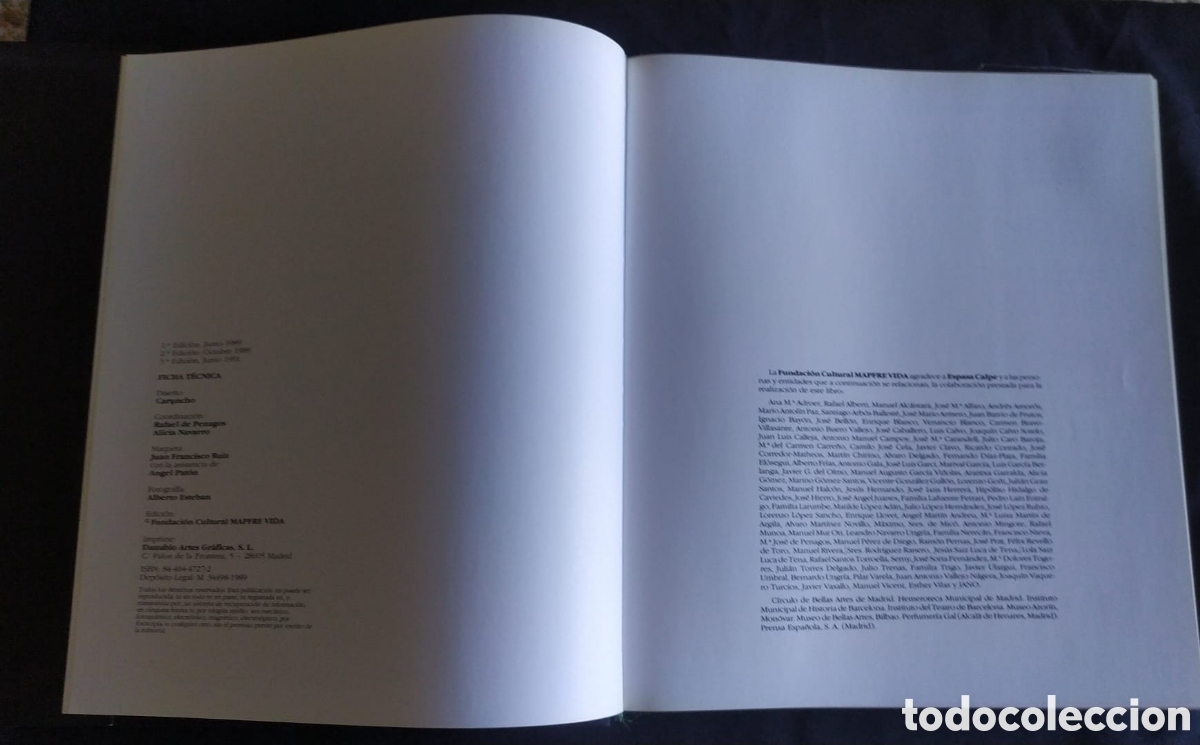 Libros de segunda mano: PENAGOS 1889 - 1954. FUNDACI&Oacute;N MAPFRE - Foto 3