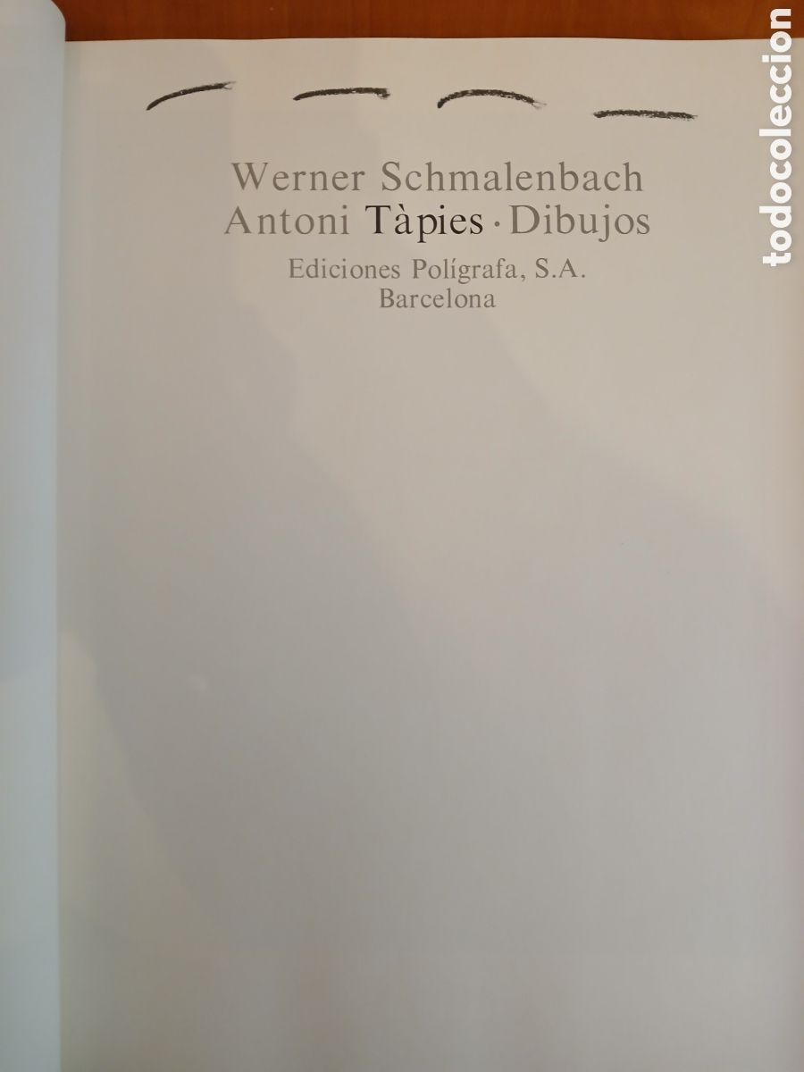 Libros de segunda mano: T&aacute;pies , dibujos. Werner Schmalenbach. - Foto 3