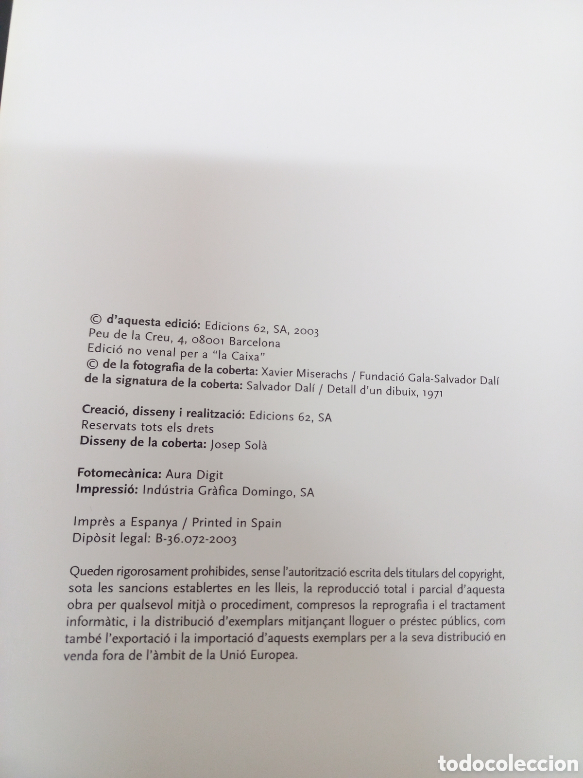 Libros de segunda mano: Dal&iacute; 1904-2004. La Ca&iacute;xa. Ilustrado. - Foto 7