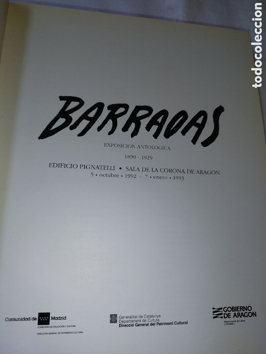 Libros de segunda mano: CATALOGO EXPOSICION: BARRADAS. ZARAGOZA 1992. - Foto 3