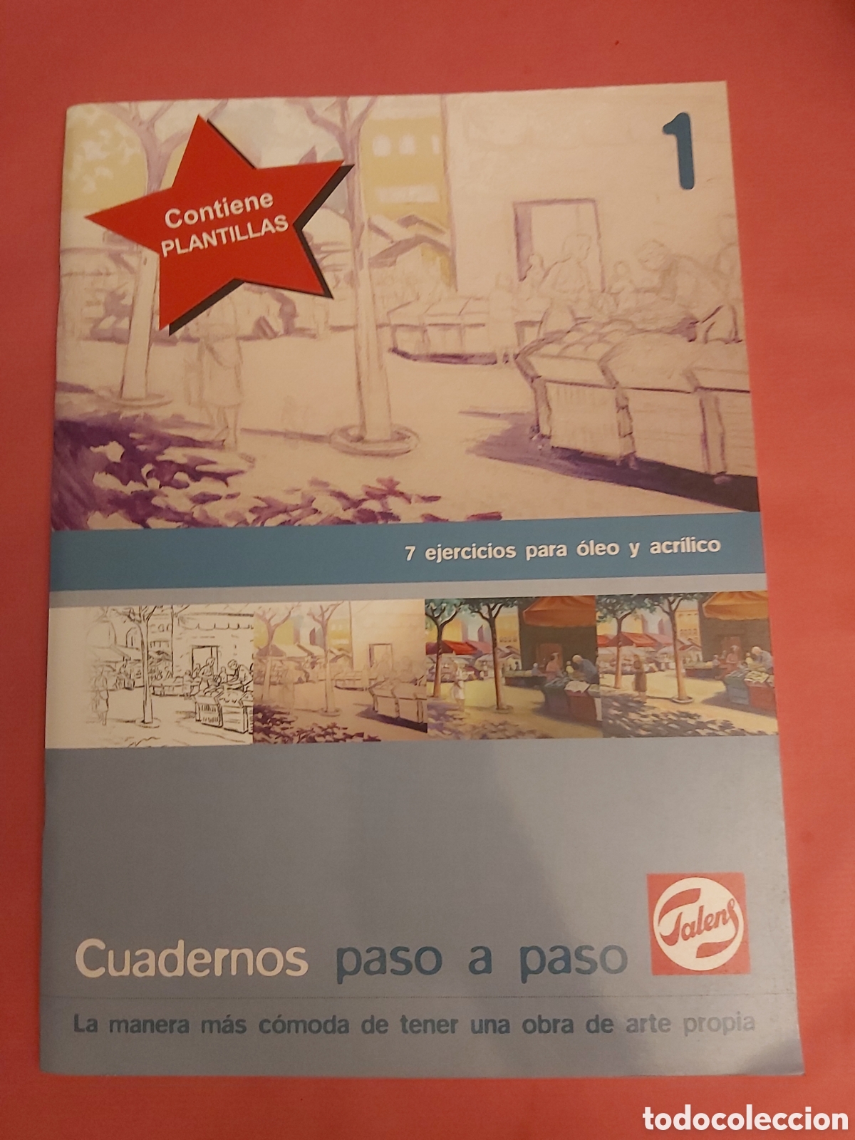 Gebrauchte B&uuml;cher: CUADERNOS PASO A PASO 7 EJERCICIOS PARA OLEO Y ACRILICO TALENS CONTIENE PLANTILLAS