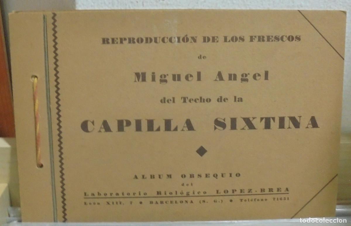Libri di seconda mano: Reproduccion de los frescos de Miguel Angel del techo de la Capilla Sixtina