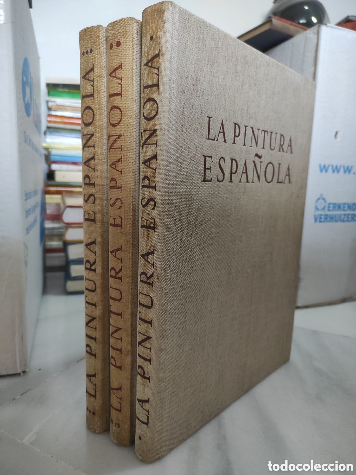 Gebrauchte B&uuml;cher: LA PINTURA ESPA&Ntilde;OLA (3 TOMOS) - SKIRA CARROGGIO 1952/1955