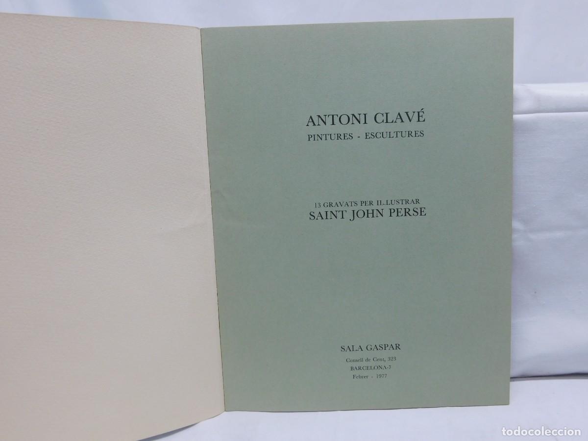 Libros de segunda mano: ANTONI CLAV&Eacute; - PINTURES ESCULTURES 1977 - Foto 4
