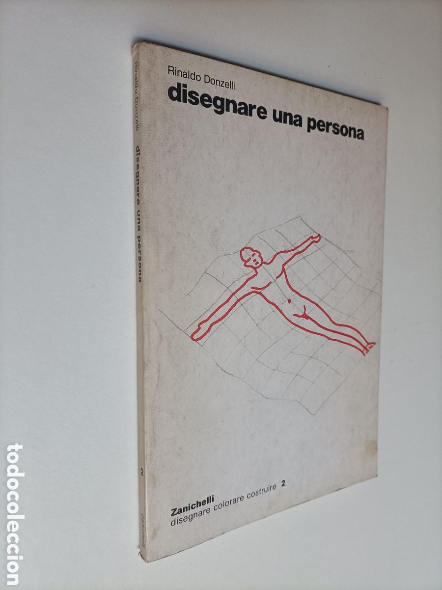 Libros de segunda mano: Disegnare una persona Rinaldo Donzelli. Edici&oacute;n en italiano. T&eacute;cnicas pintura