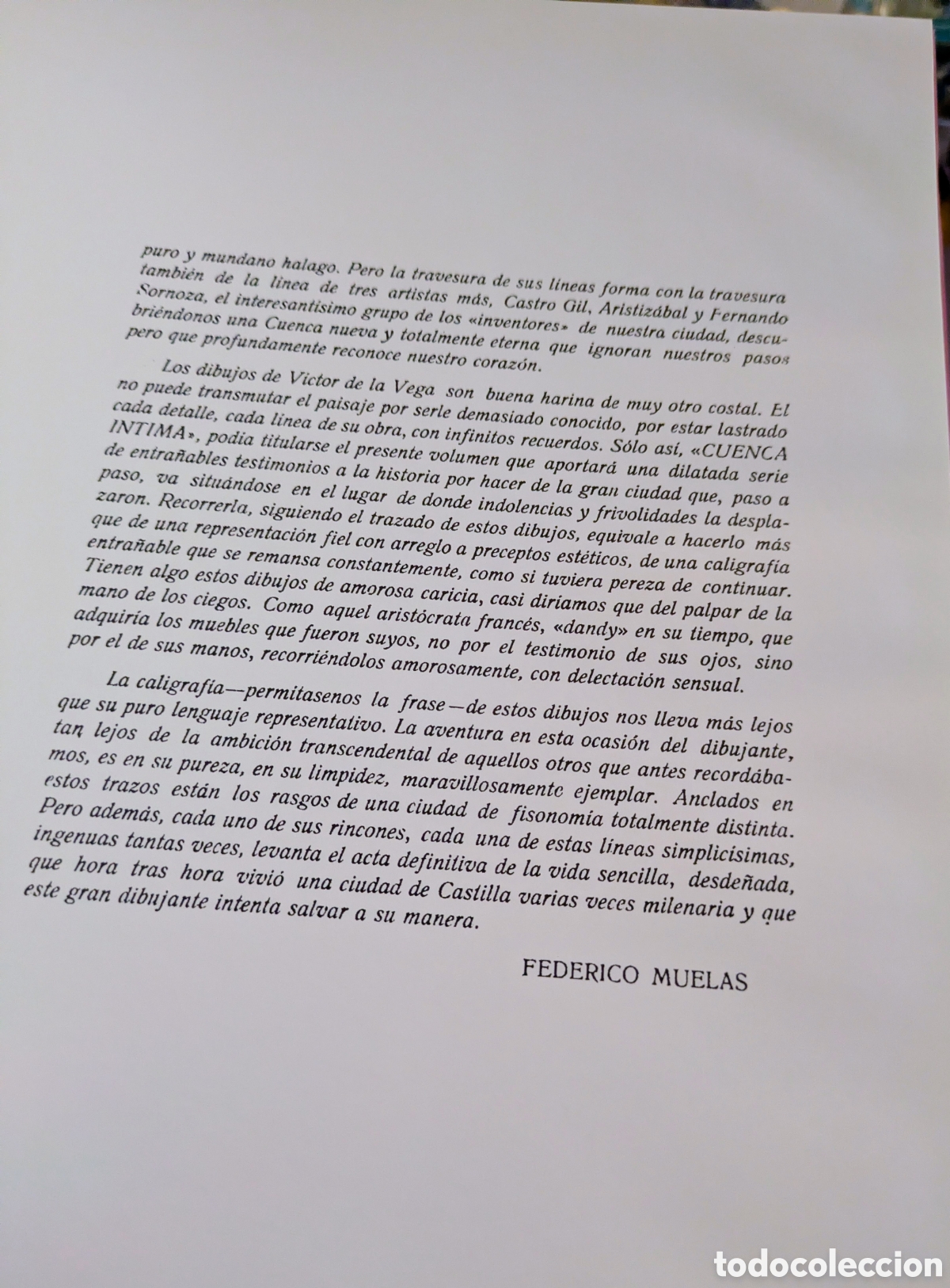 Libros de segunda mano: V&iacute;ctor de la Vega, Cuenca &iacute;ntima dibujos de - Foto 6