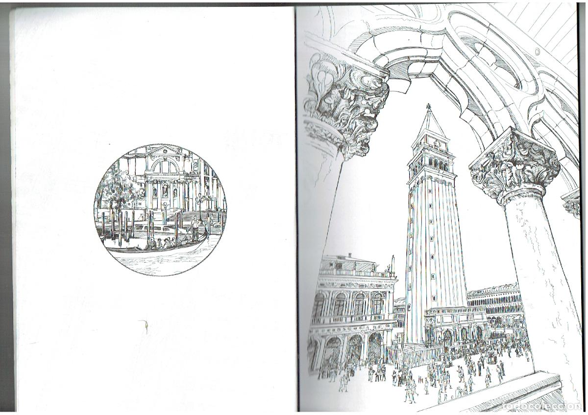 Libros de segunda mano: LIBRO PARA COLOREAR. CIUDADES M&Aacute;GICAS. LIBSA, 2016.(P/D23) - Foto 3