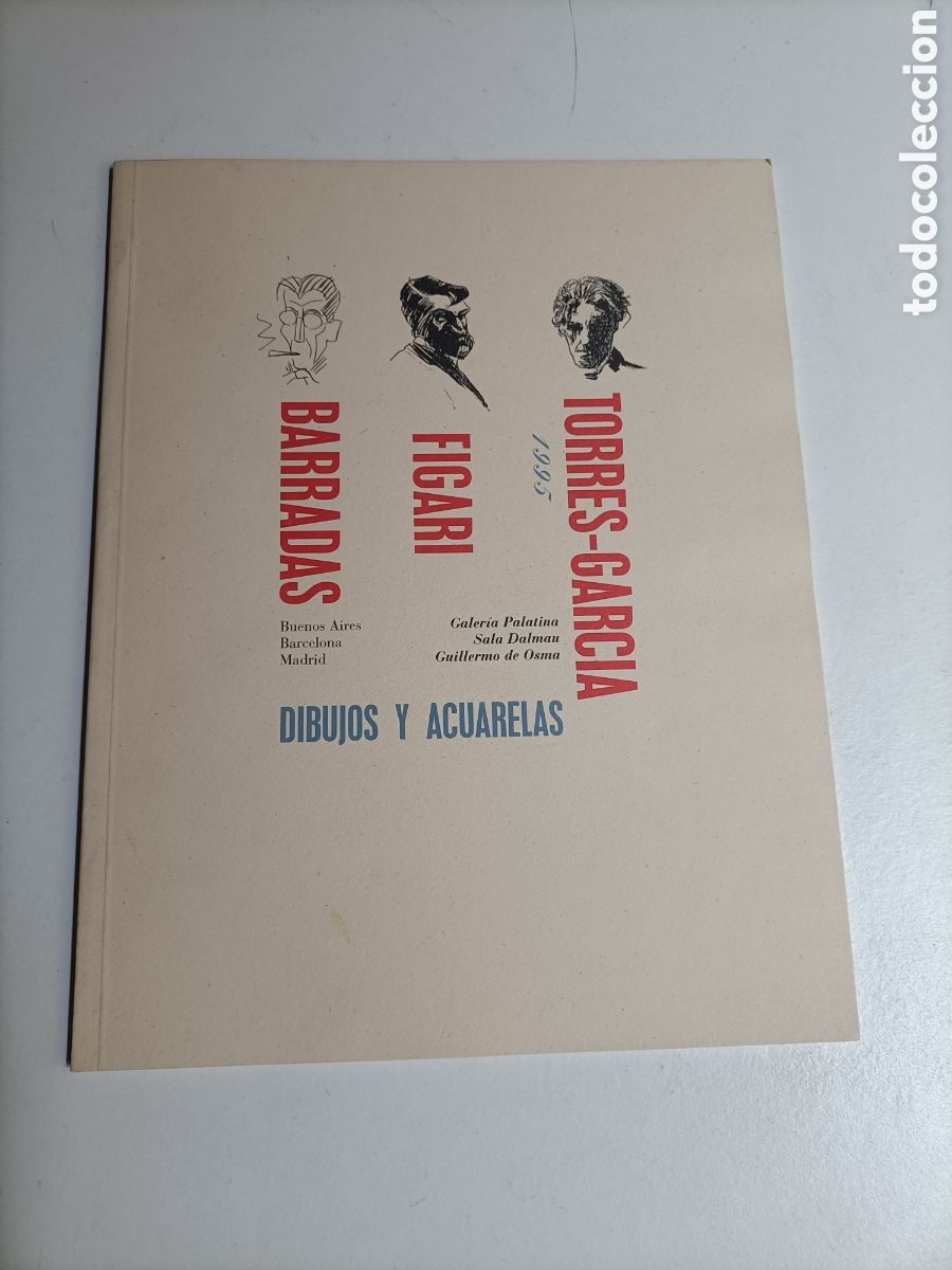 Libros de segunda mano: Barradas. Figari. Torres Garc&iacute;a. Dibujos y acuarelas. Galer&iacute;a palatina. Guillermo de Osma 1995