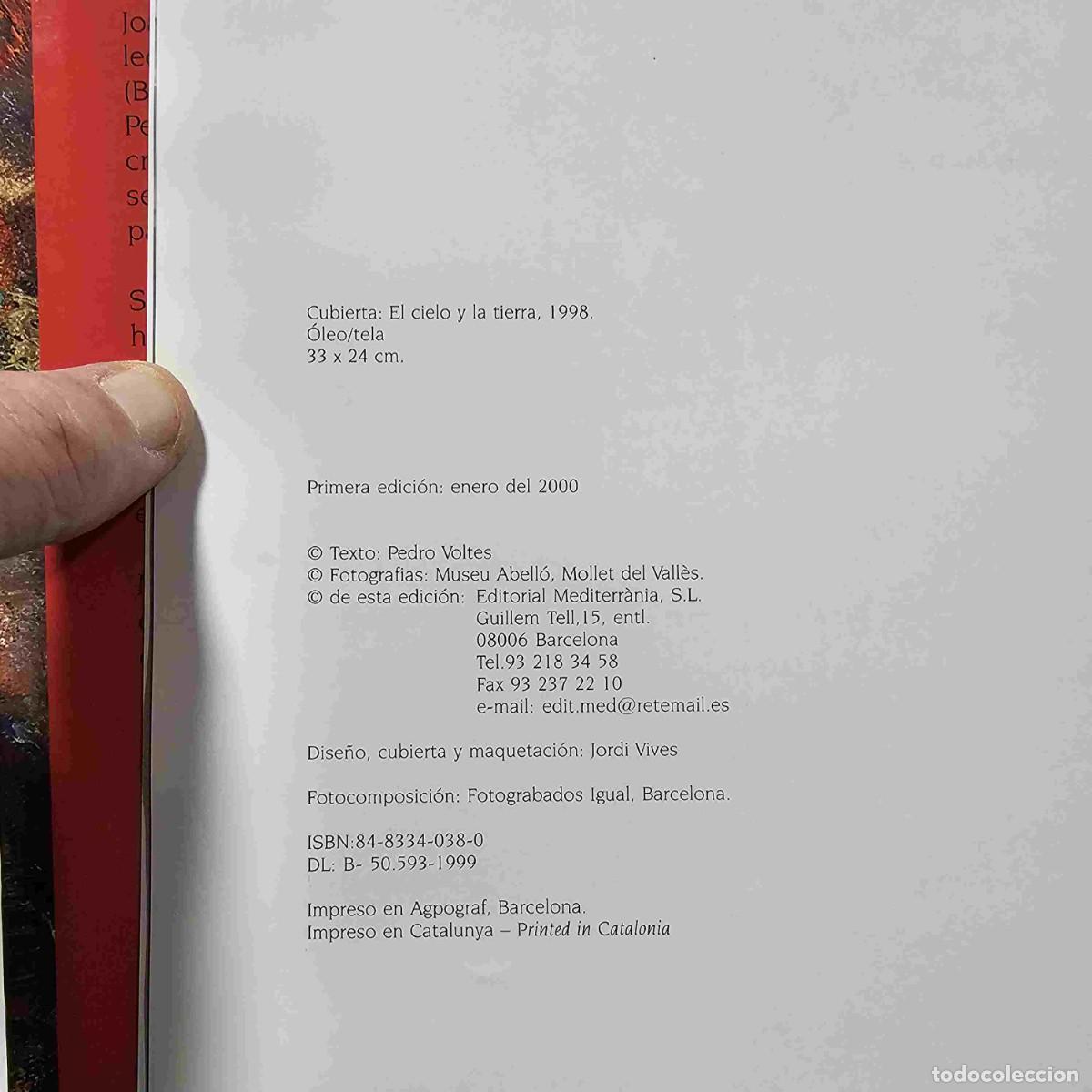 Libros de segunda mano: LIBRO JOAN ABELLO EL CIELO Y LA TIERRA - Foto 4