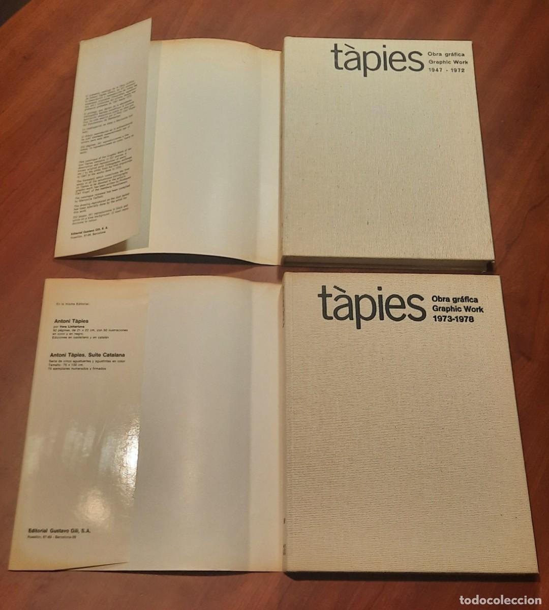 Livres d'occasion: T&agrave;pies: Obra gr&aacute;fica. M. Galfetti. Vol&uacute;menes I y II (agotado). Gustavo Gili, 1973 y 1980.