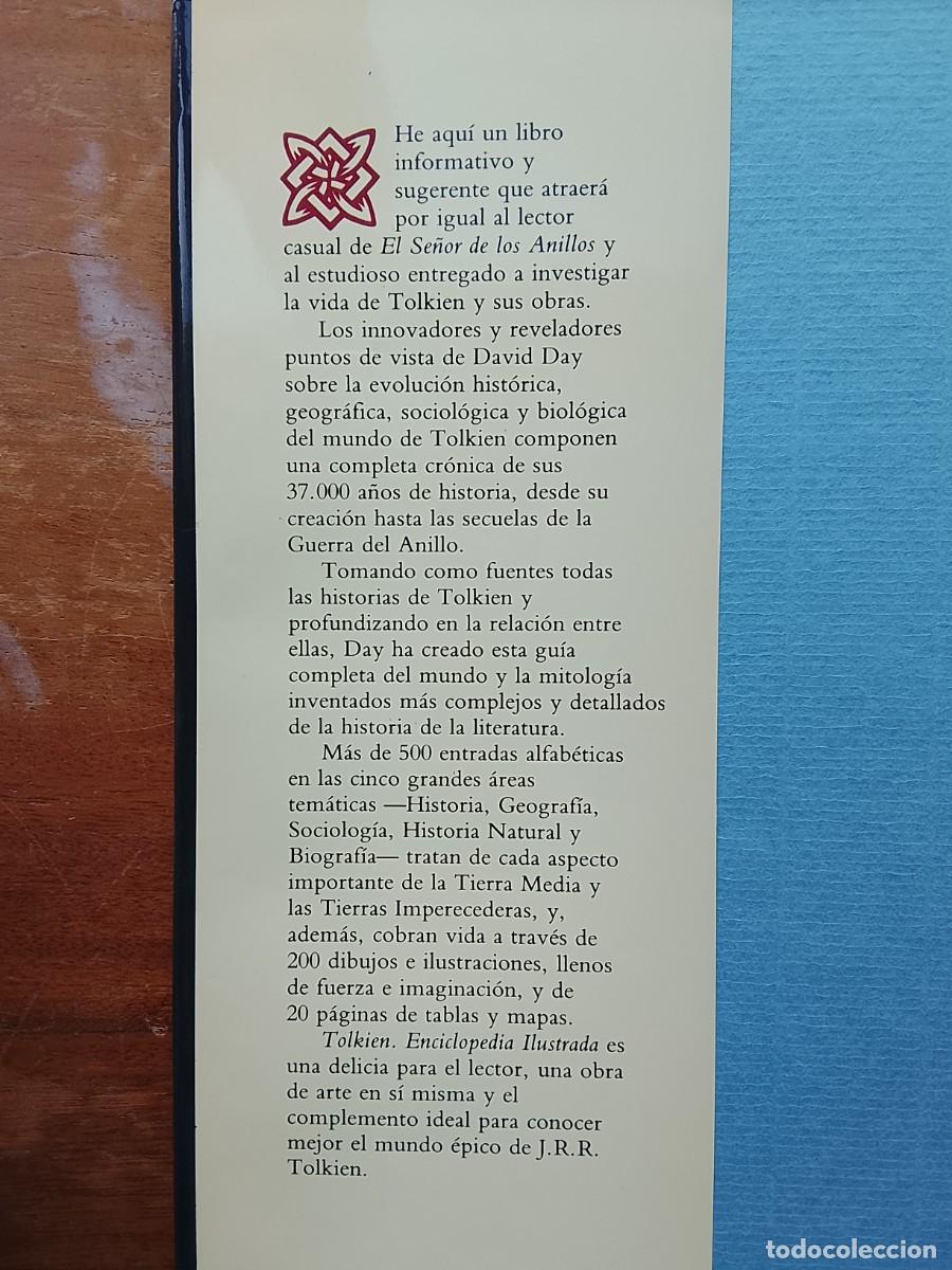 Libros de segunda mano: Tolkien, enciclopedia ilustrada. David Day - Foto 2