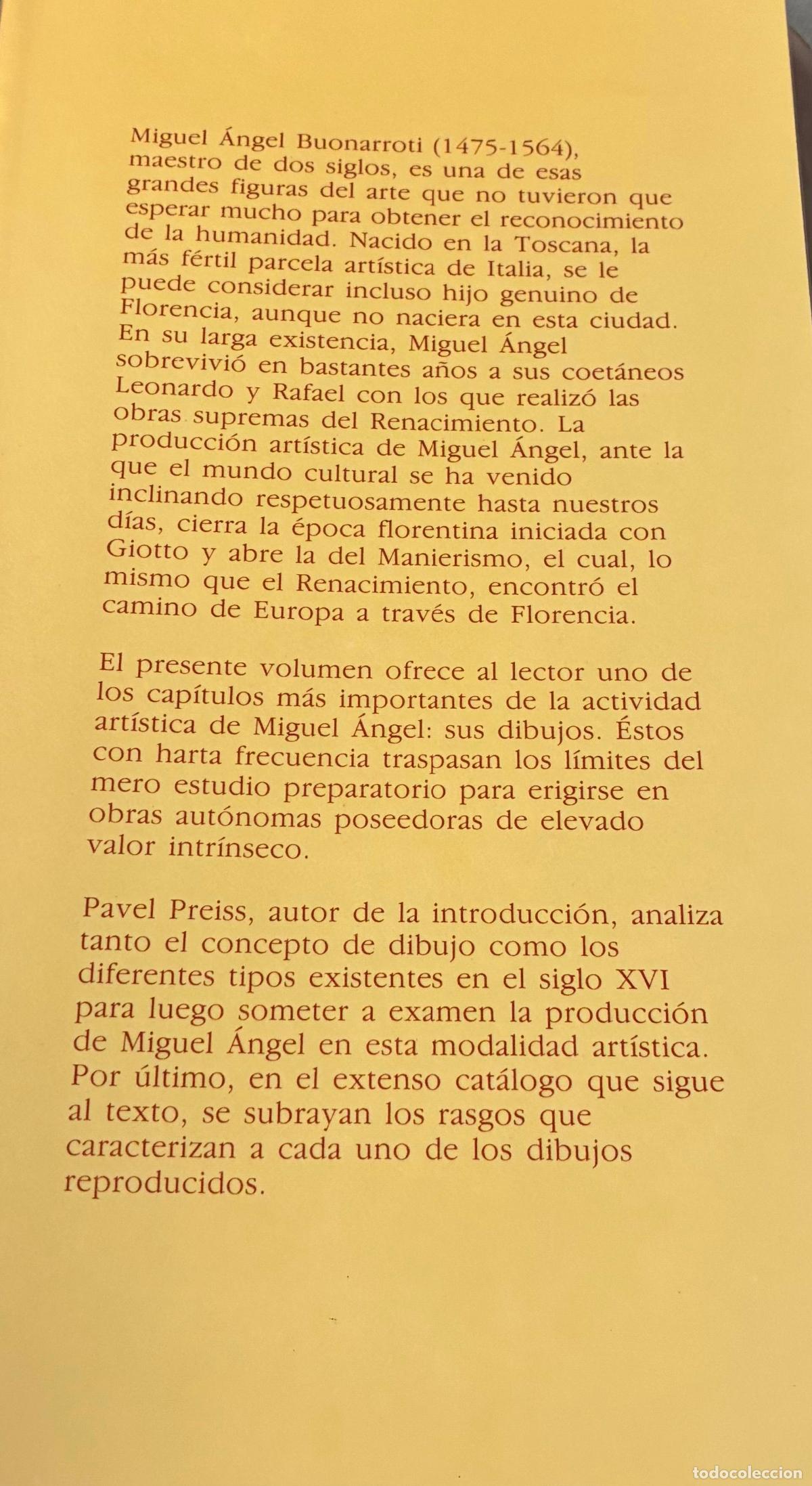 Libros de segunda mano: MIGUEL ANGEL DIBUJOS - Foto 4